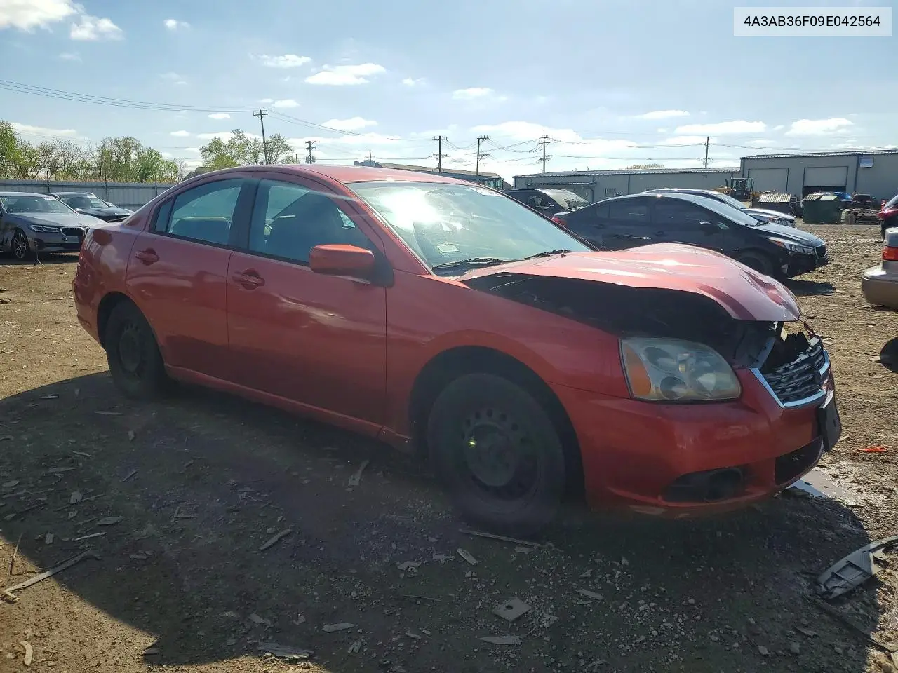 2009 Mitsubishi Galant Es VIN: 4A3AB36F09E042564 Lot: 51670906