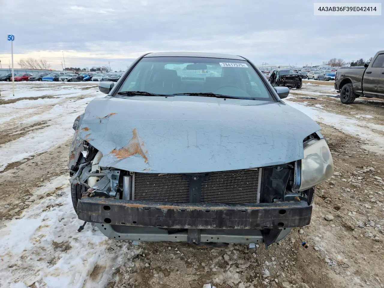2009 Mitsubishi Galant Es VIN: 4A3AB36F39E042414 Lot: 56092466