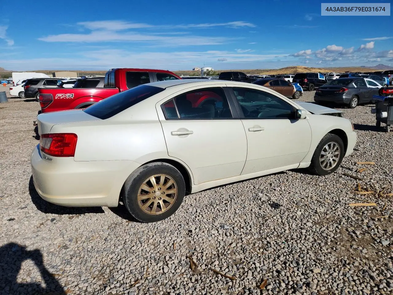 2009 Mitsubishi Galant Es VIN: 4A3AB36F79E031674 Lot: 59141366