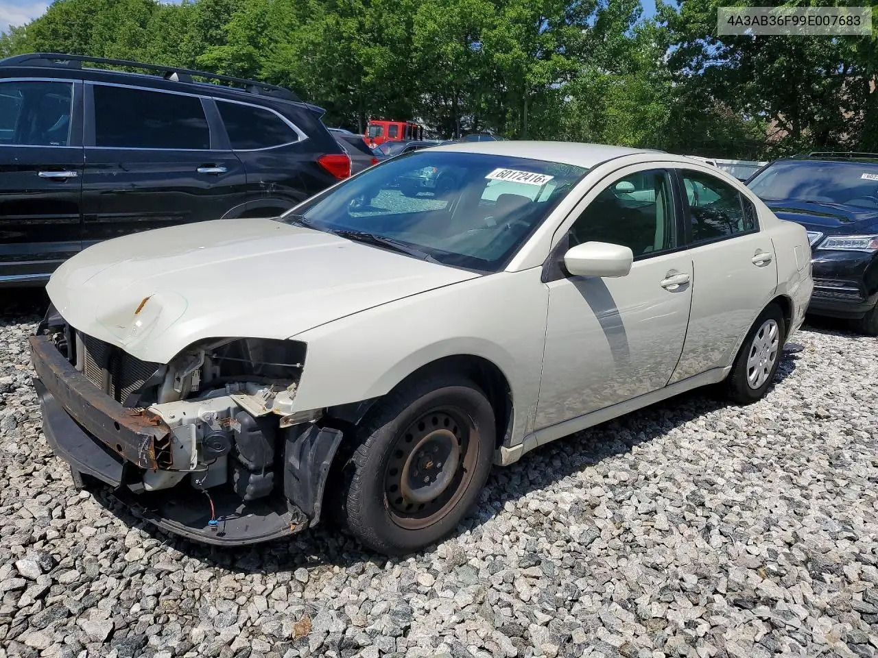 2009 Mitsubishi Galant Es VIN: 4A3AB36F99E007683 Lot: 60172416