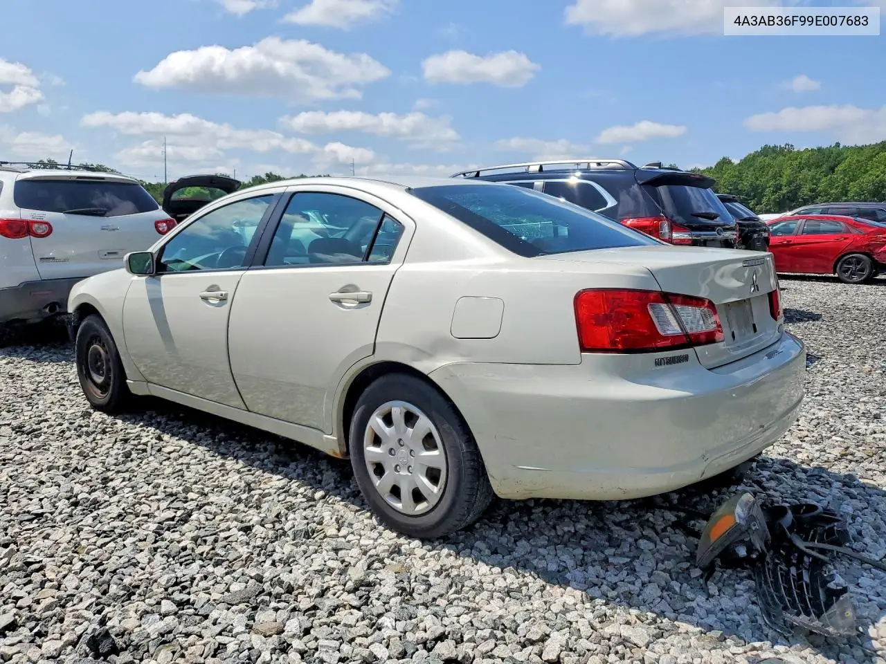 2009 Mitsubishi Galant Es VIN: 4A3AB36F99E007683 Lot: 60172416