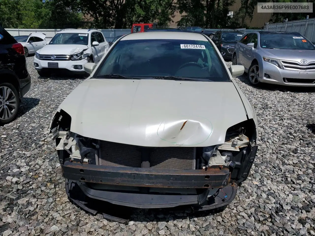 2009 Mitsubishi Galant Es VIN: 4A3AB36F99E007683 Lot: 60172416