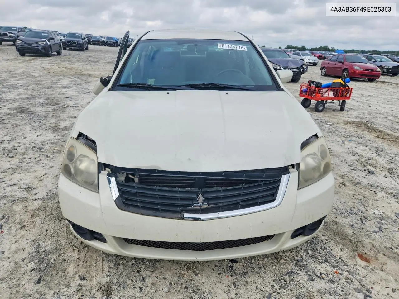 2009 Mitsubishi Galant Es VIN: 4A3AB36F49E025363 Lot: 61138776