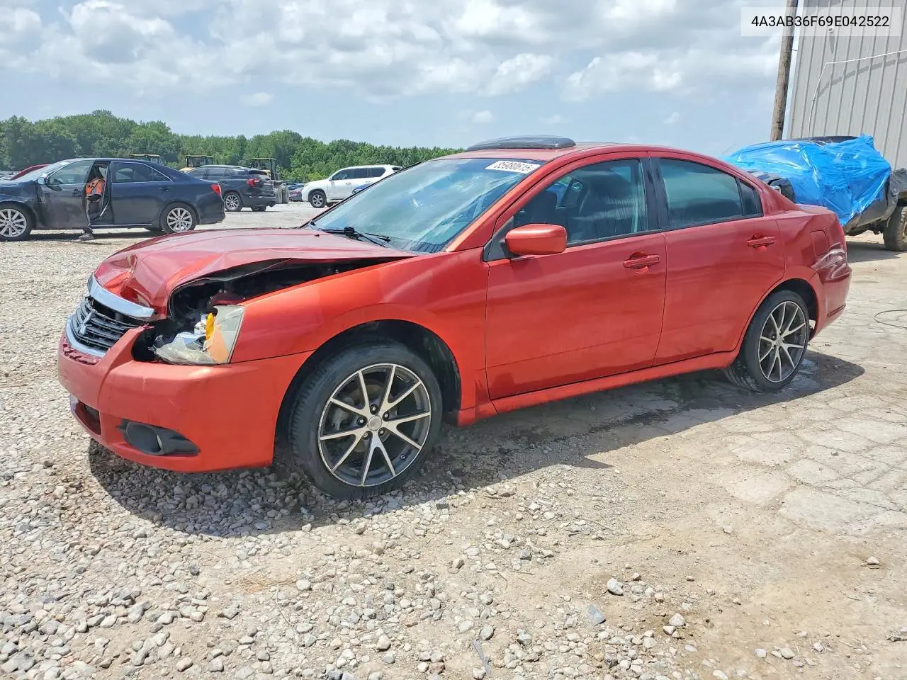 2009 Mitsubishi Galant Es VIN: 4A3AB36F69E042522 Lot: 85980615