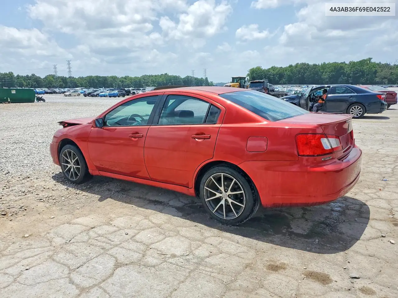 2009 Mitsubishi Galant Es VIN: 4A3AB36F69E042522 Lot: 85980615