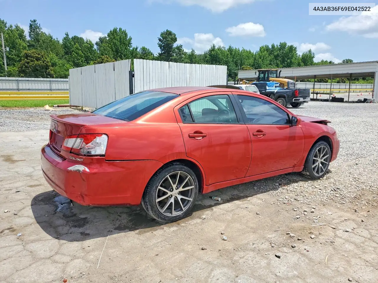 2009 Mitsubishi Galant Es VIN: 4A3AB36F69E042522 Lot: 85980615
