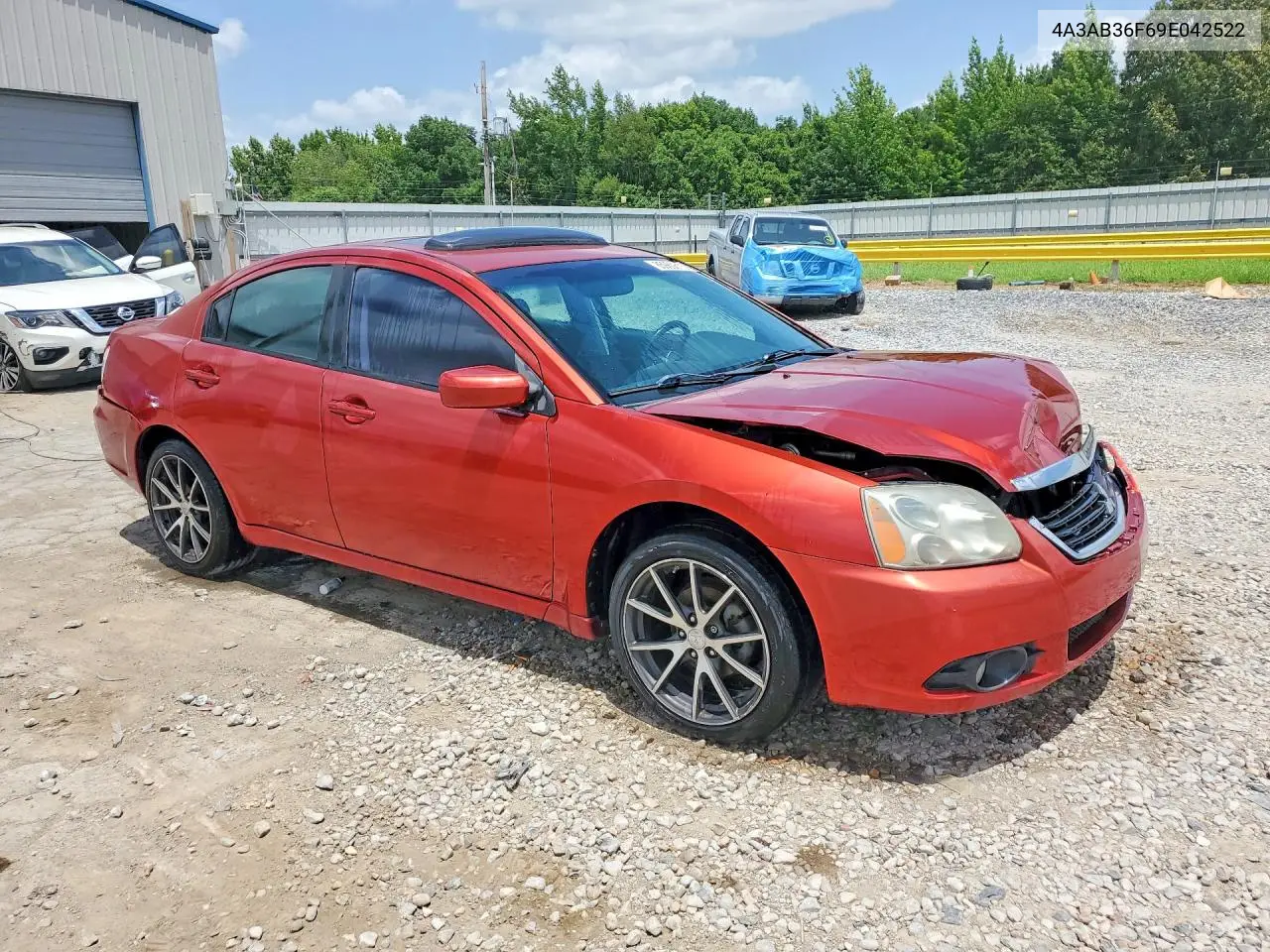 2009 Mitsubishi Galant Es VIN: 4A3AB36F69E042522 Lot: 85980615