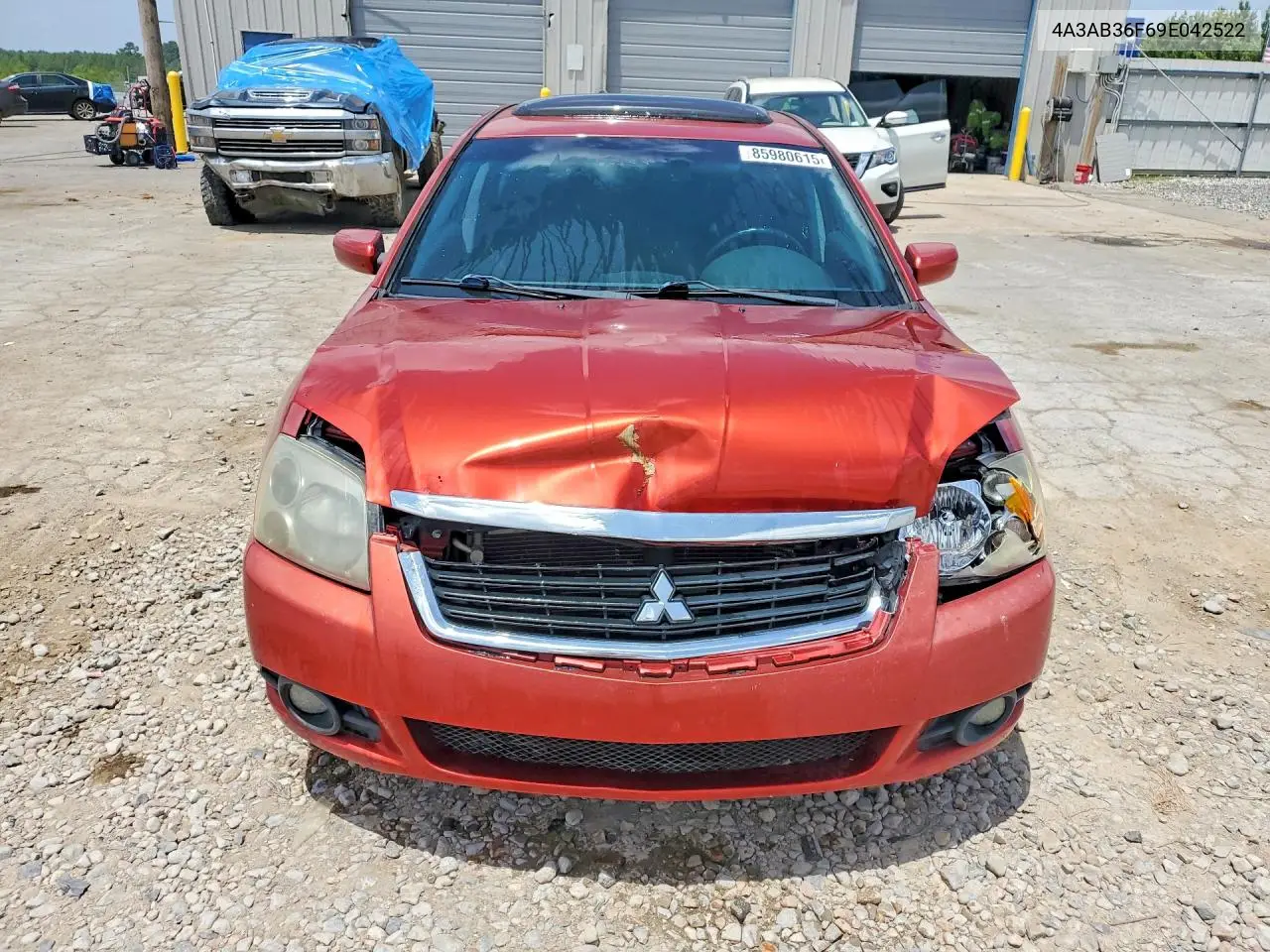2009 Mitsubishi Galant Es VIN: 4A3AB36F69E042522 Lot: 85980615