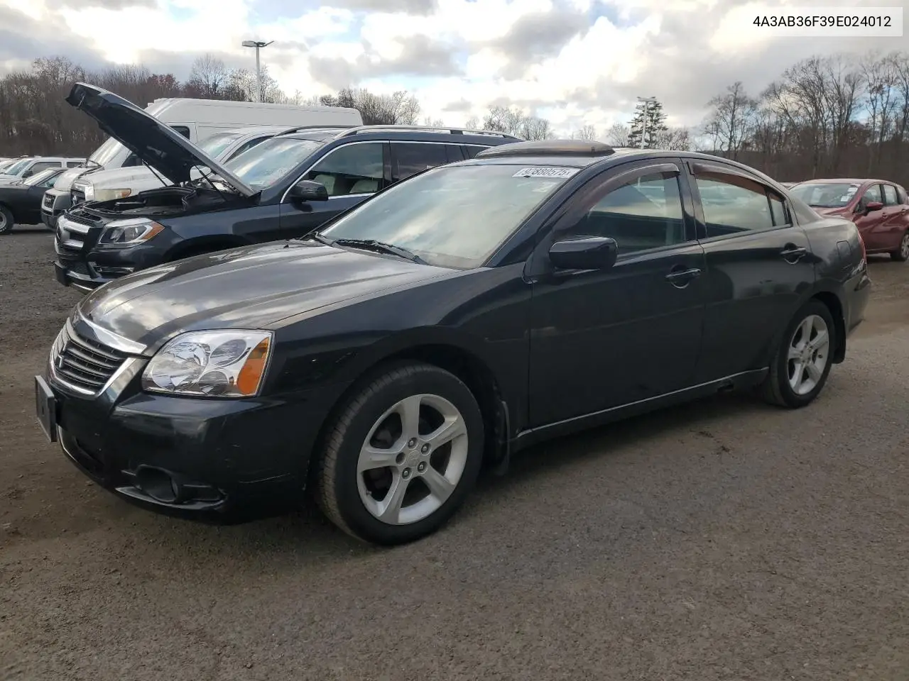 2009 Mitsubishi Galant Es VIN: 4A3AB36F39E024012 Lot: 92880575