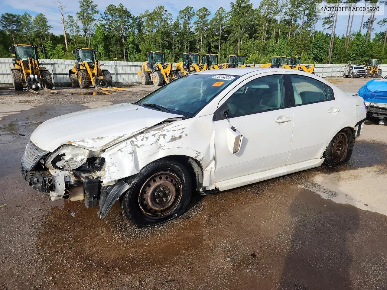 2010 Mitsubishi Galant Es VIN: 4A32B3FF8AE005920 Lot: 52764296