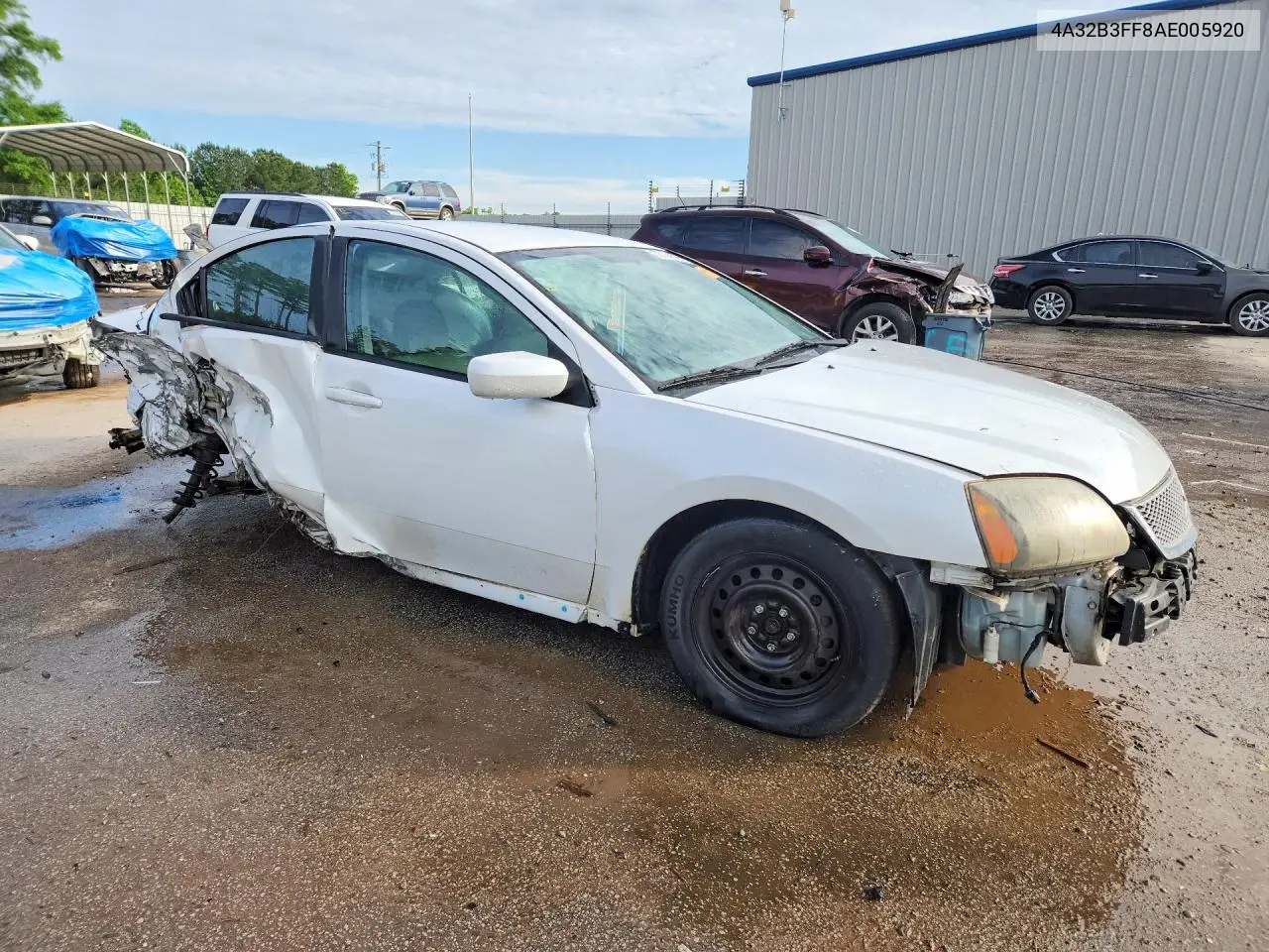 2010 Mitsubishi Galant Es VIN: 4A32B3FF8AE005920 Lot: 52764296