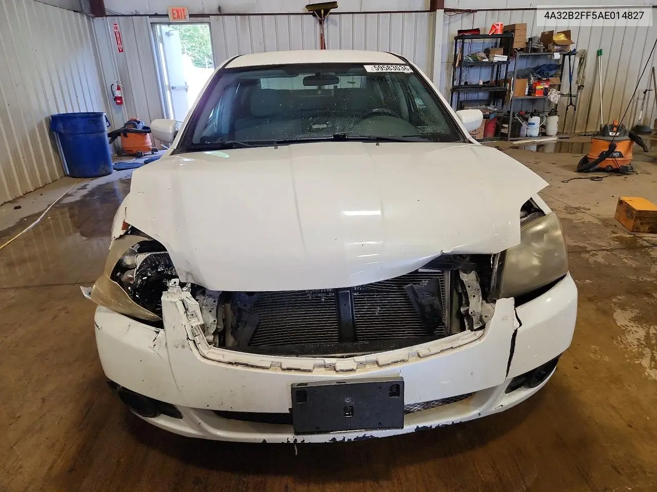 2010 Mitsubishi Galant Fe VIN: 4A32B2FF5AE014827 Lot: 59583036