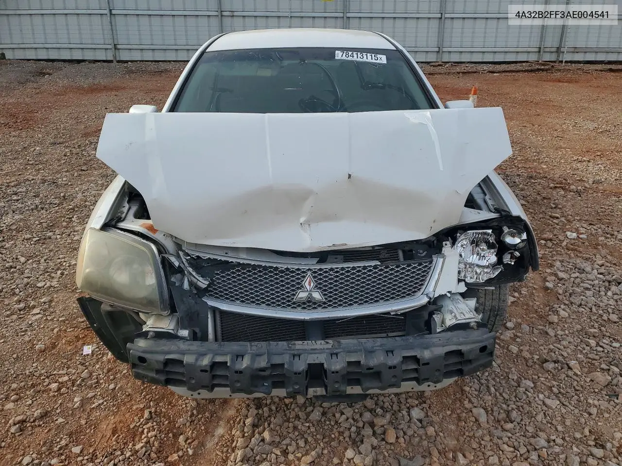 2010 Mitsubishi Galant Fe VIN: 4A32B2FF3AE004541 Lot: 78413115