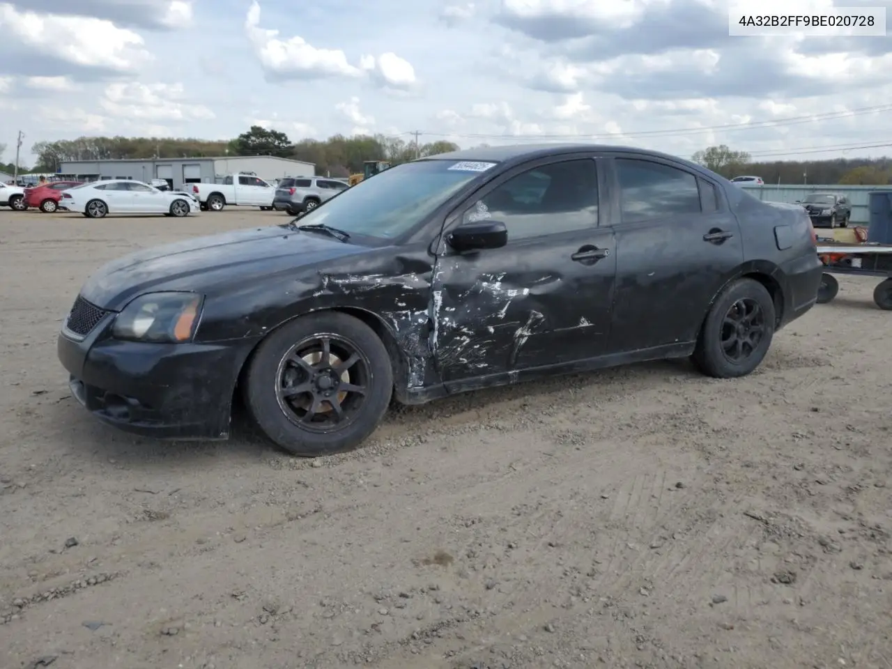 2011 Mitsubishi Galant Fe VIN: 4A32B2FF9BE020728 Lot: 50944625