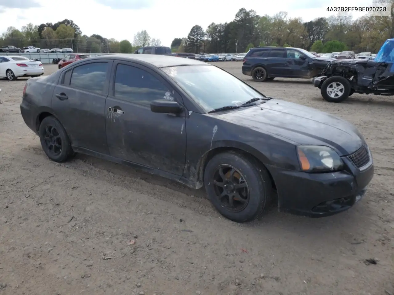 2011 Mitsubishi Galant Fe VIN: 4A32B2FF9BE020728 Lot: 50944625