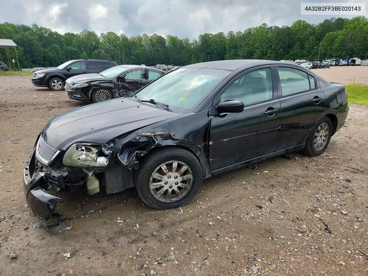 2011 Mitsubishi Galant Fe VIN: 4A32B2FF3BE020143 Lot: 58992696