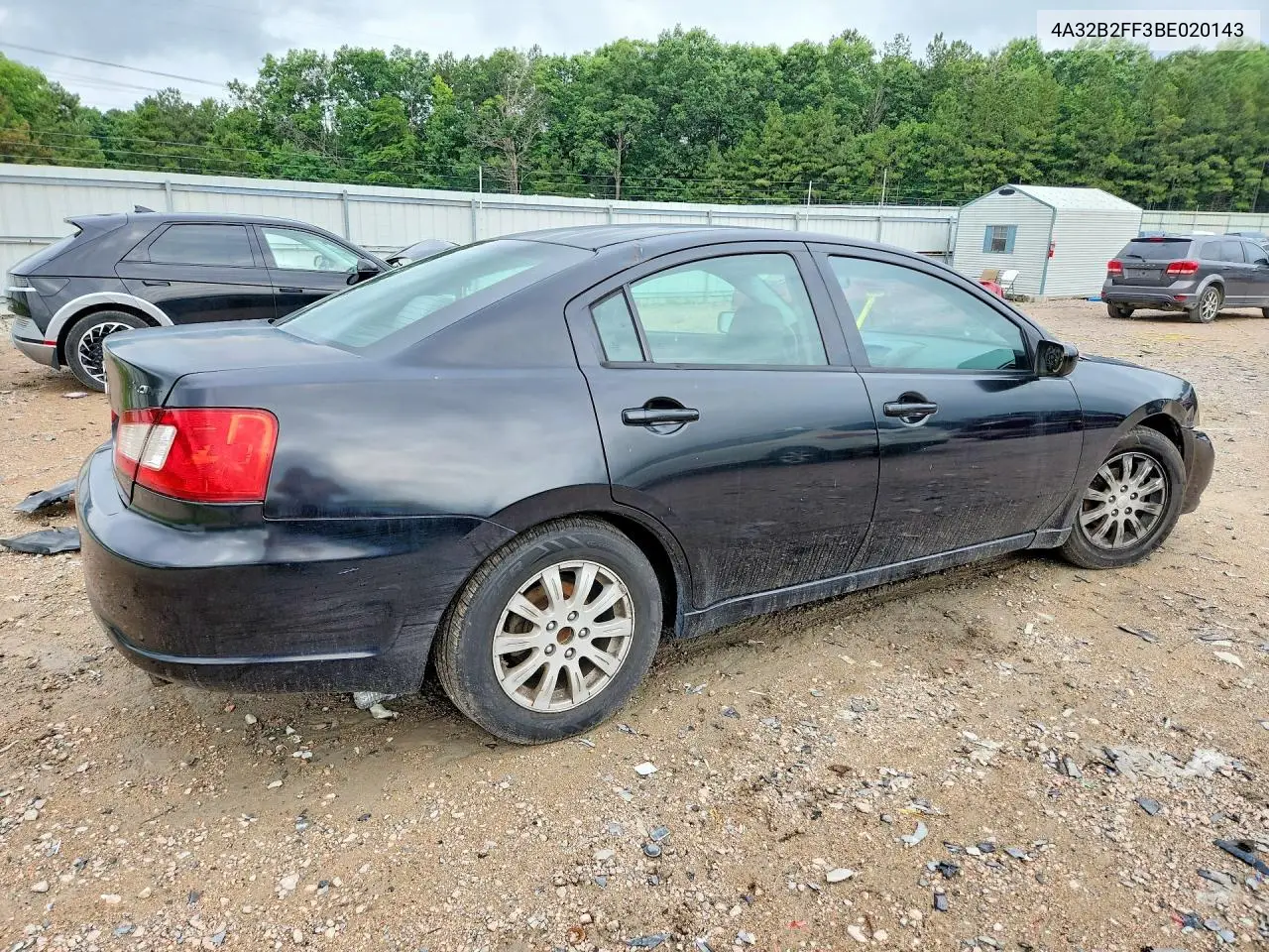 2011 Mitsubishi Galant Fe VIN: 4A32B2FF3BE020143 Lot: 58992696