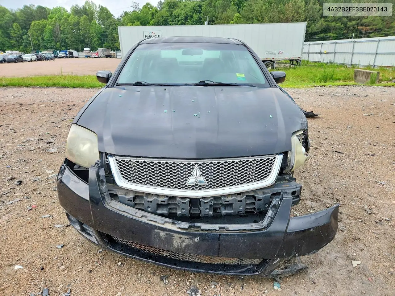 2011 Mitsubishi Galant Fe VIN: 4A32B2FF3BE020143 Lot: 58992696