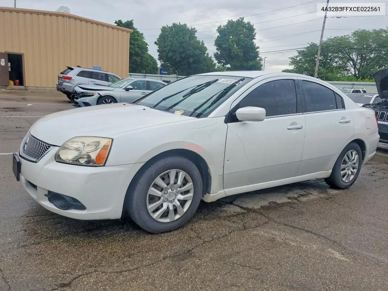2012 Mitsubishi Galant Es VIN: 4A32B3FFXCE022561 Lot: 53923236
