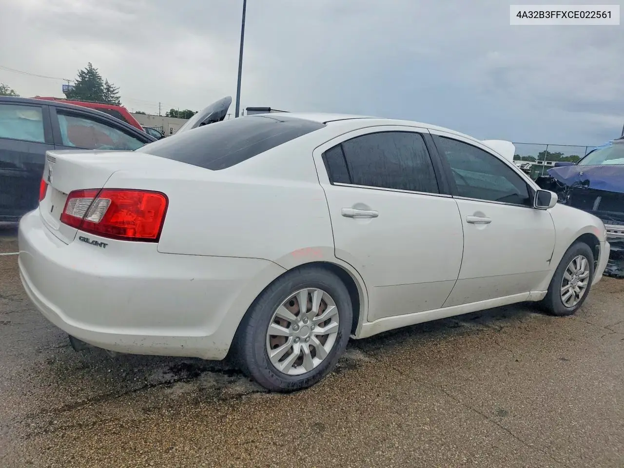 2012 Mitsubishi Galant Es VIN: 4A32B3FFXCE022561 Lot: 53923236