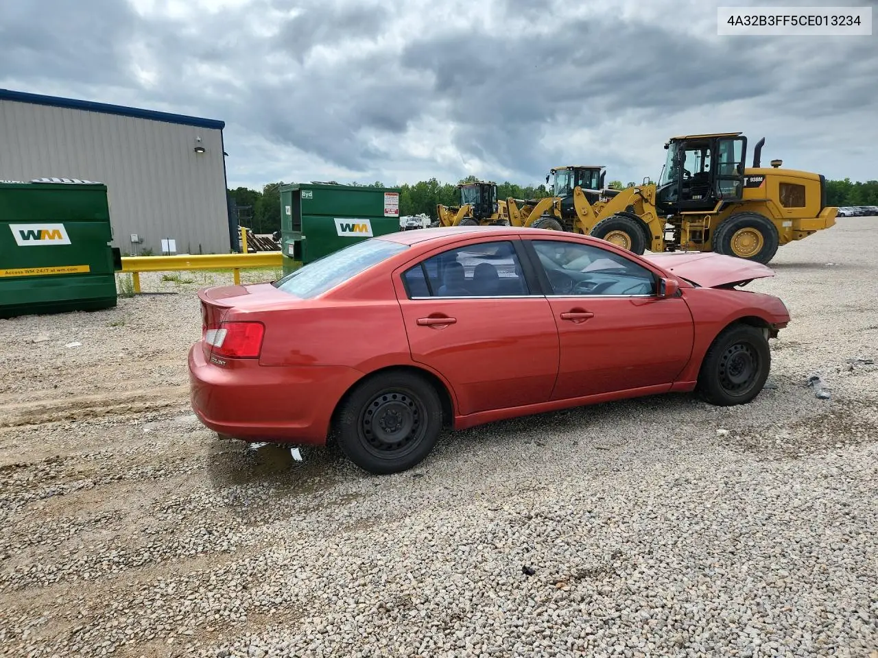 2012 Mitsubishi Galant Es VIN: 4A32B3FF5CE013234 Lot: 58033866