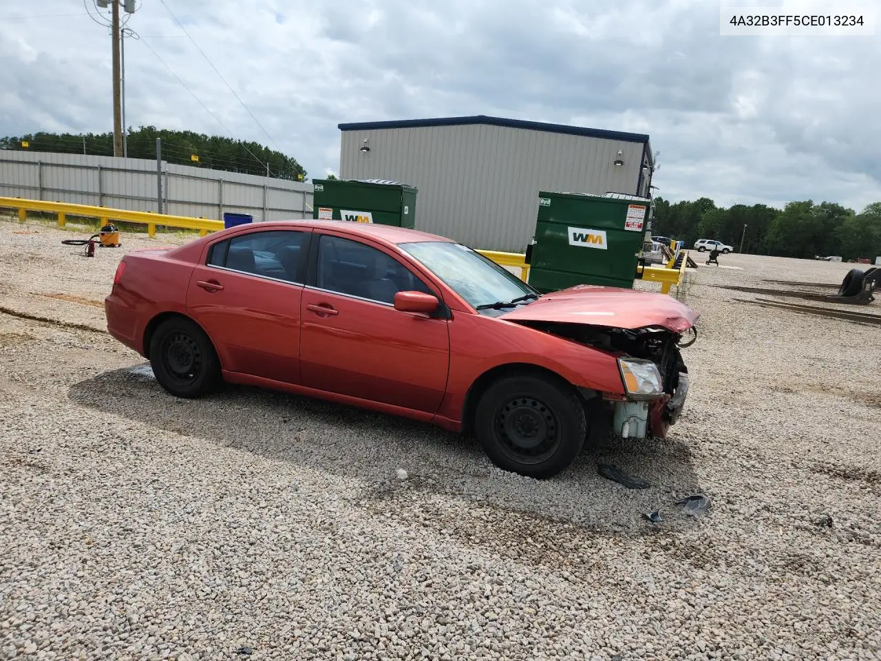 2012 Mitsubishi Galant Es VIN: 4A32B3FF5CE013234 Lot: 58033866