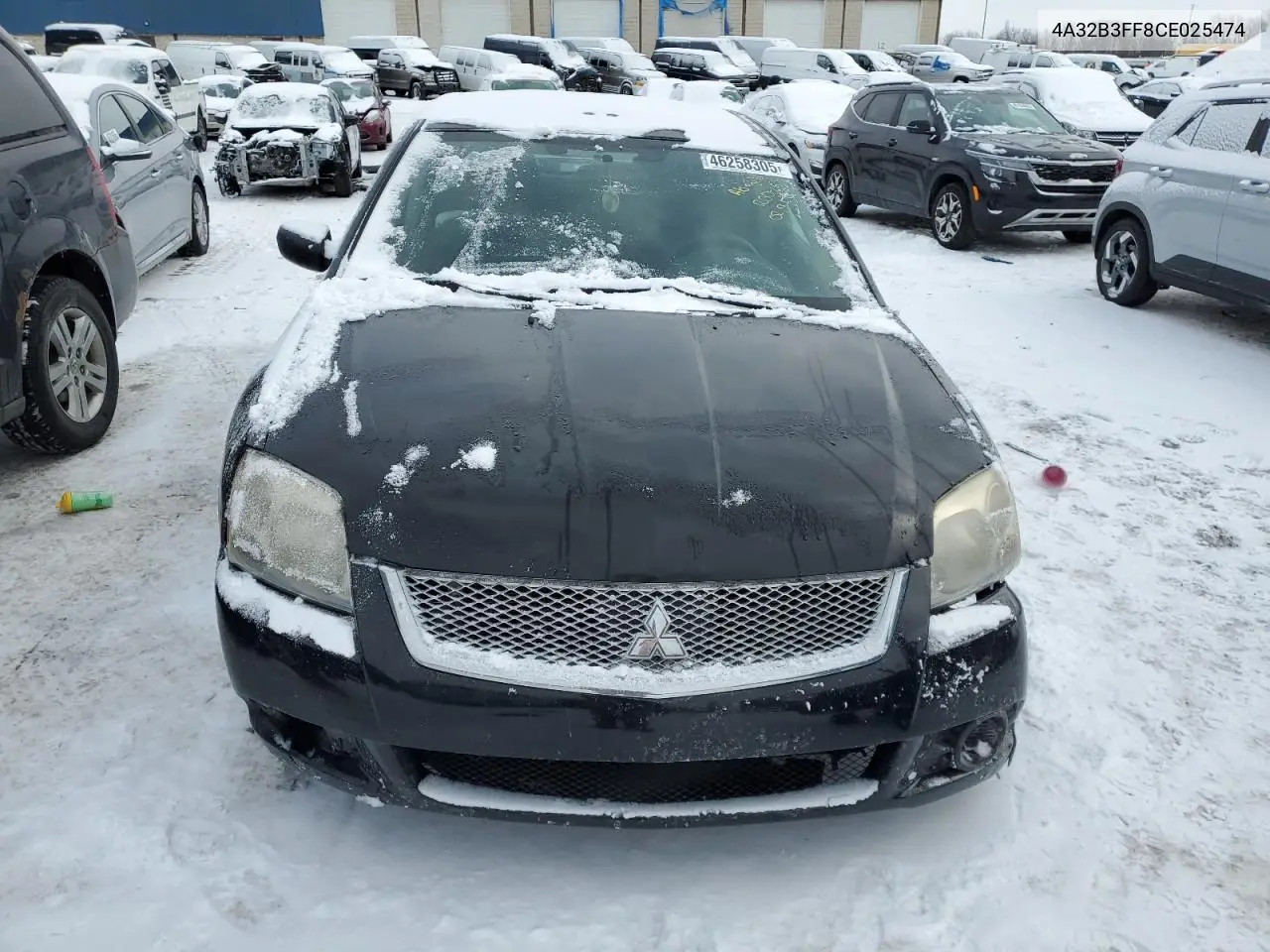 2012 Mitsubishi Galant Es VIN: 4A32B3FF8CE025474 Lot: 58308075