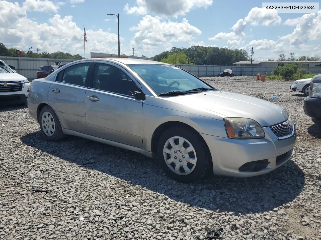 2012 Mitsubishi Galant Es VIN: 4A32B3FF1CE023534 Lot: 80617835