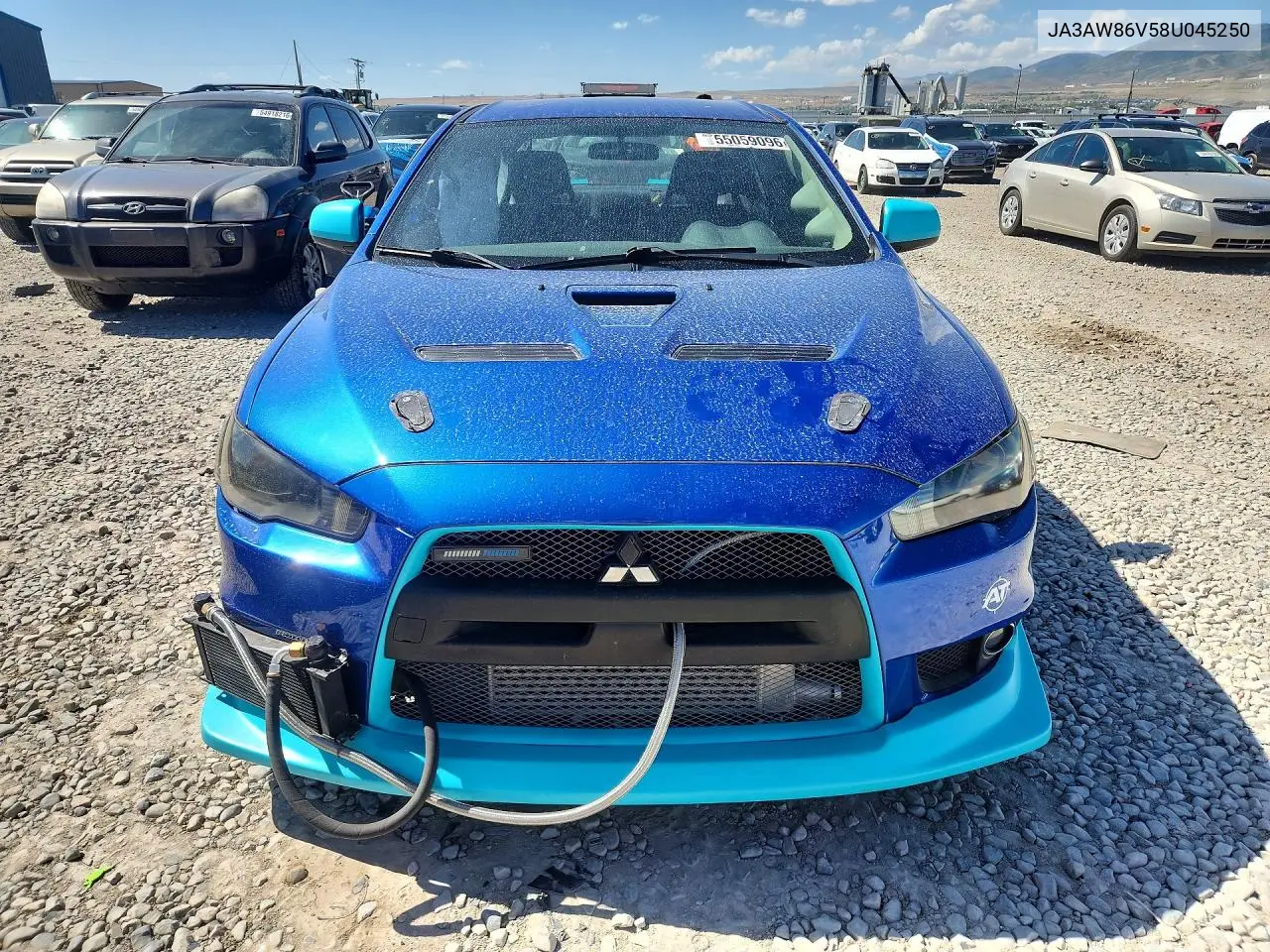 2008 Mitsubishi Lancer Evolution Gsr VIN: JA3AW86V58U045250 Lot: 55059096