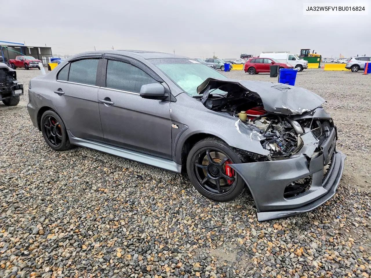 2011 Mitsubishi Lancer Evolution Mr VIN: JA32W5FV1BU016824 Lot: 48337686