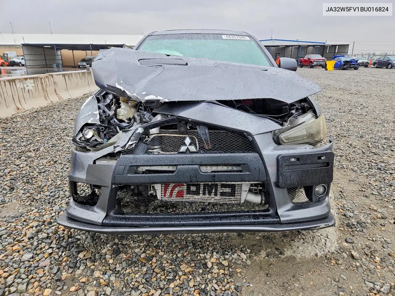 2011 Mitsubishi Lancer Evolution Mr VIN: JA32W5FV1BU016824 Lot: 48337686