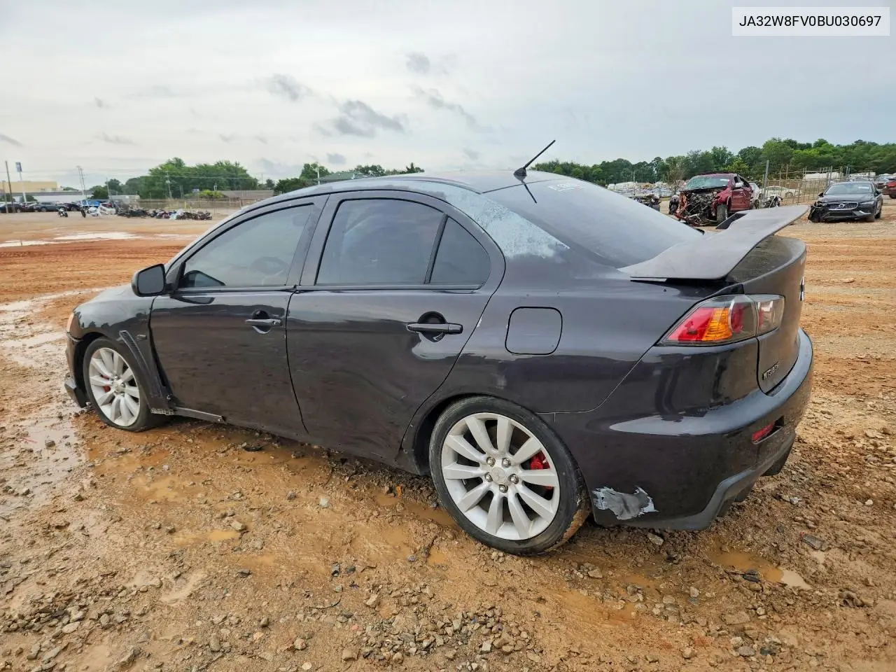 2011 Mitsubishi Lancer Evolution Gsr VIN: JA32W8FV0BU030697 Lot: 55615726