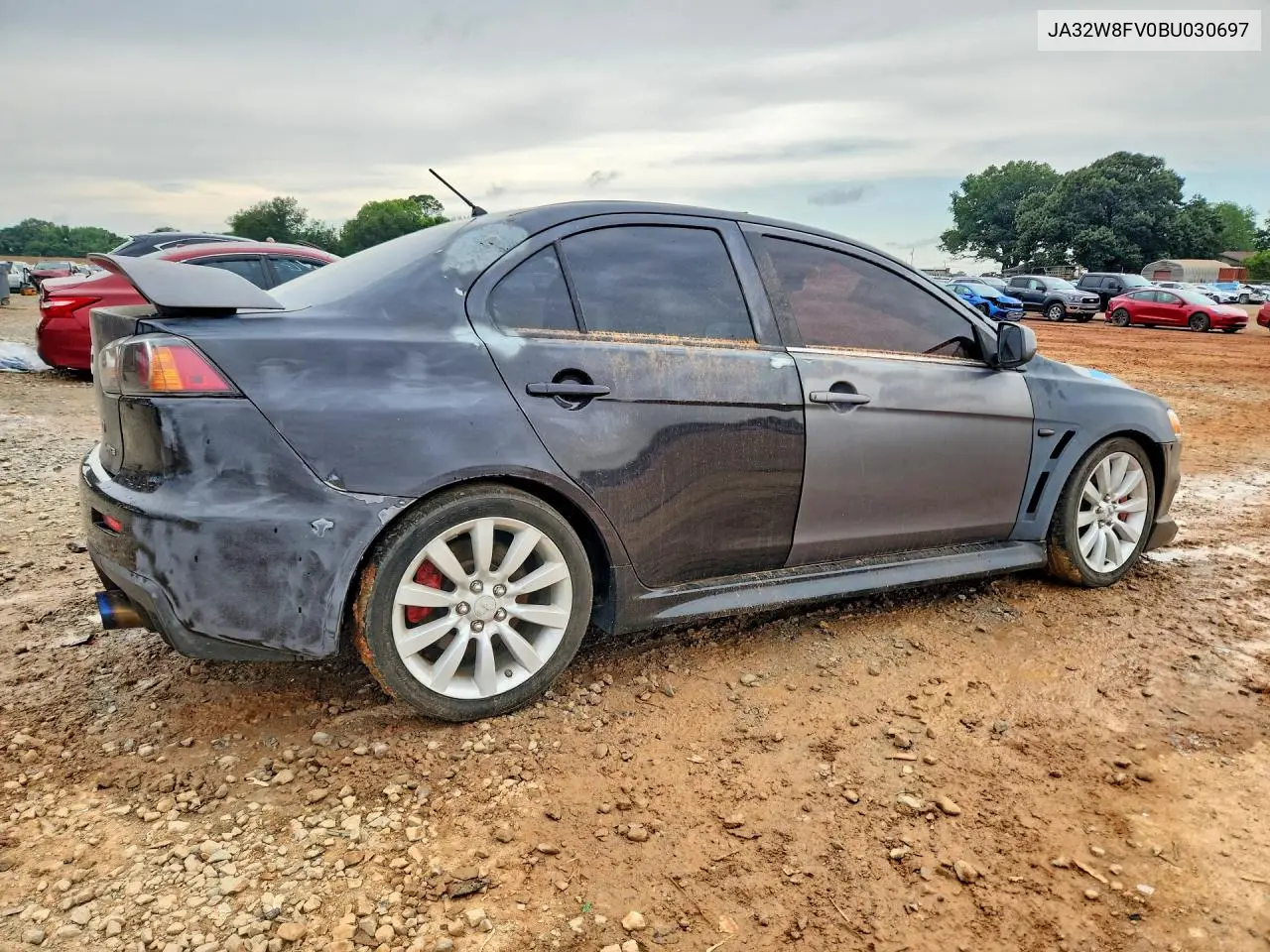 2011 Mitsubishi Lancer Evolution Gsr VIN: JA32W8FV0BU030697 Lot: 55615726