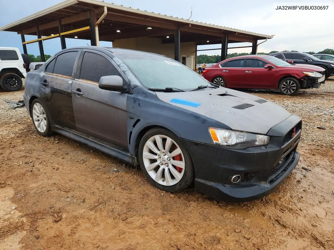 2011 Mitsubishi Lancer Evolution Gsr VIN: JA32W8FV0BU030697 Lot: 55615726