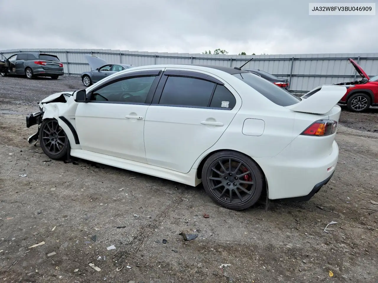 2011 Mitsubishi Lancer Evolution Gsr VIN: JA32W8FV3BU046909 Lot: 60080726