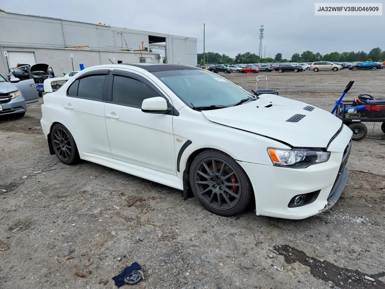 2011 Mitsubishi Lancer Evolution Gsr VIN: JA32W8FV3BU046909 Lot: 60080726