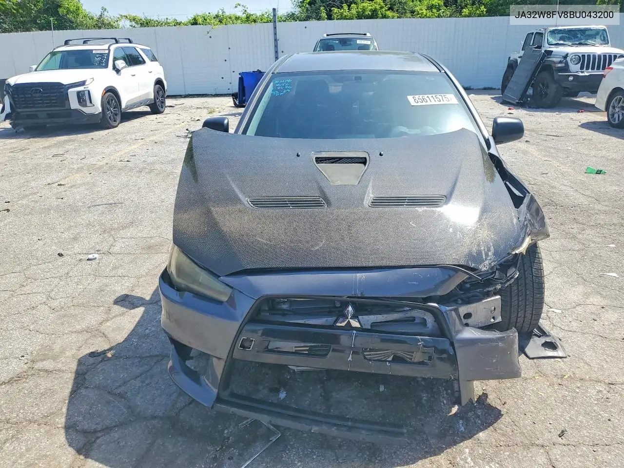 2011 Mitsubishi Lancer Evolution Se VIN: JA32W8FV8BU043200 Lot: 85611575