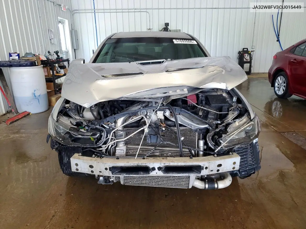 2012 Mitsubishi Lancer Evolution Gsr VIN: JA32W8FV3CU015449 Lot: 57692606