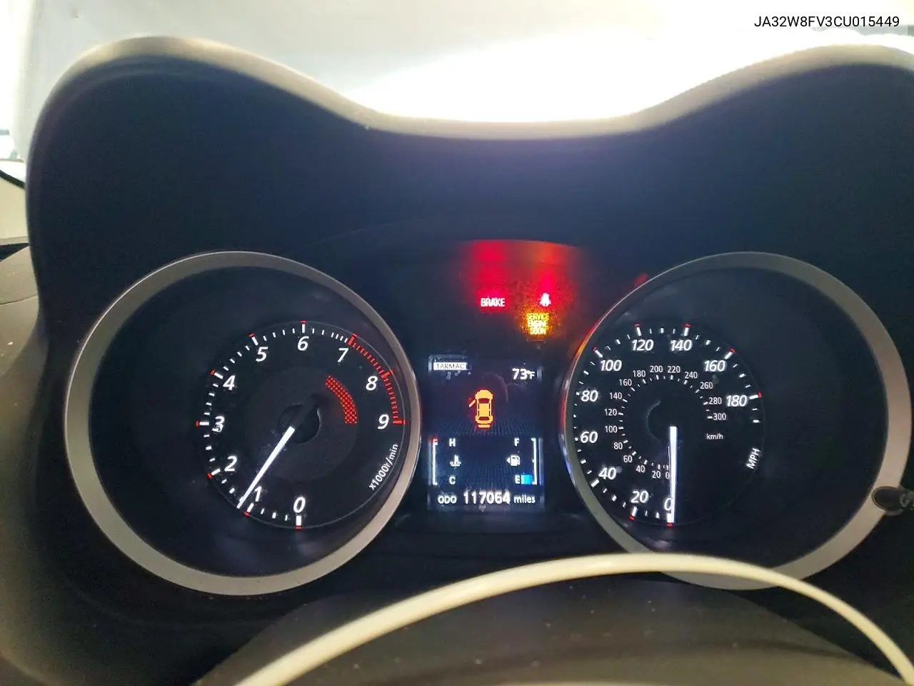 2012 Mitsubishi Lancer Evolution Gsr VIN: JA32W8FV3CU015449 Lot: 57692606
