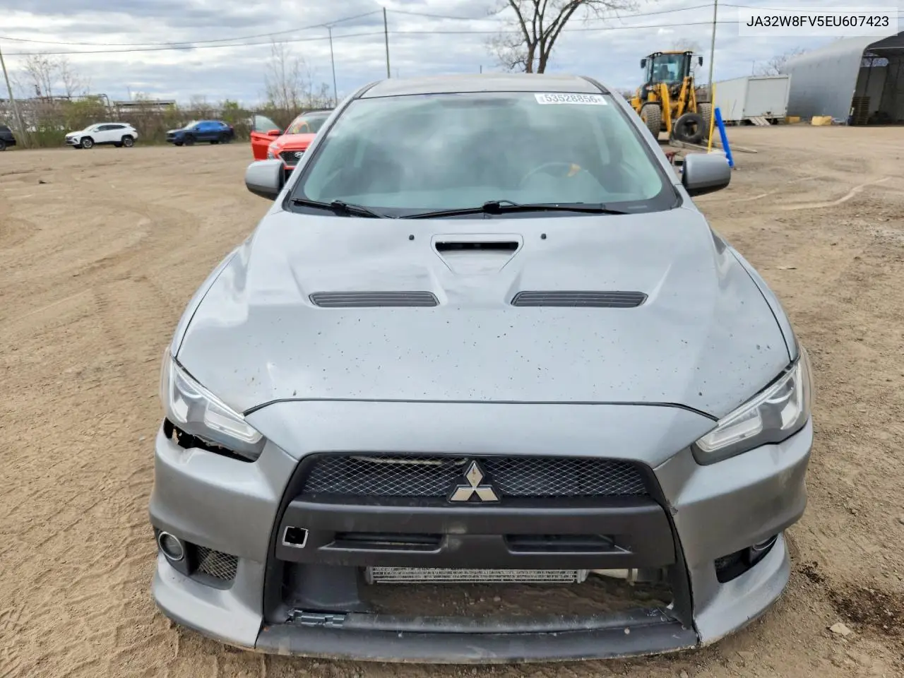 2014 Mitsubishi Lancer Evolution Gsr VIN: JA32W8FV5EU607423 Lot: 53528856