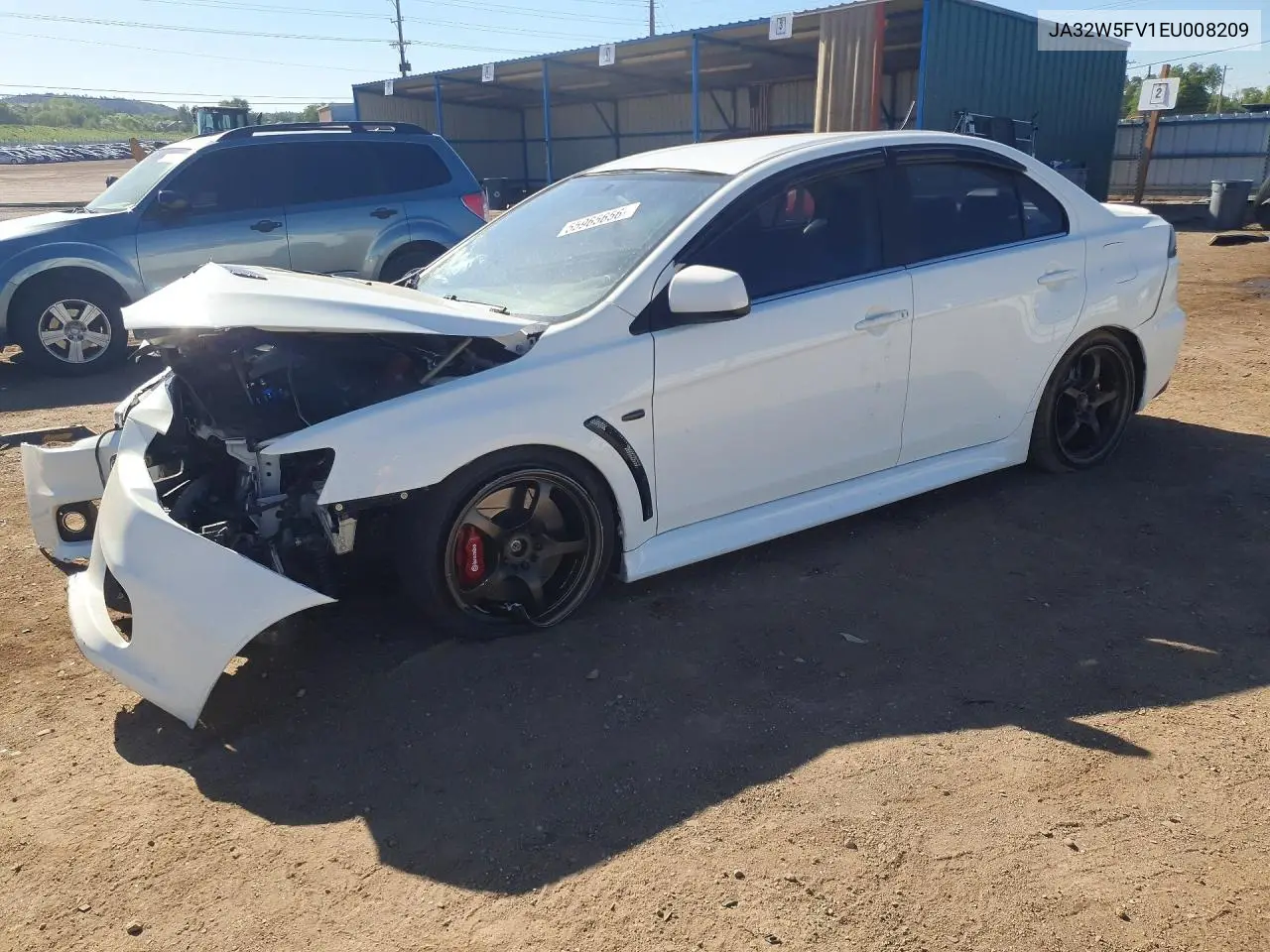 2014 Mitsubishi Lancer Evolution Mr VIN: JA32W5FV1EU008209 Lot: 55965656