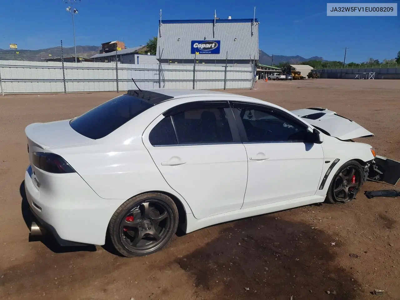 2014 Mitsubishi Lancer Evolution Mr VIN: JA32W5FV1EU008209 Lot: 55965656