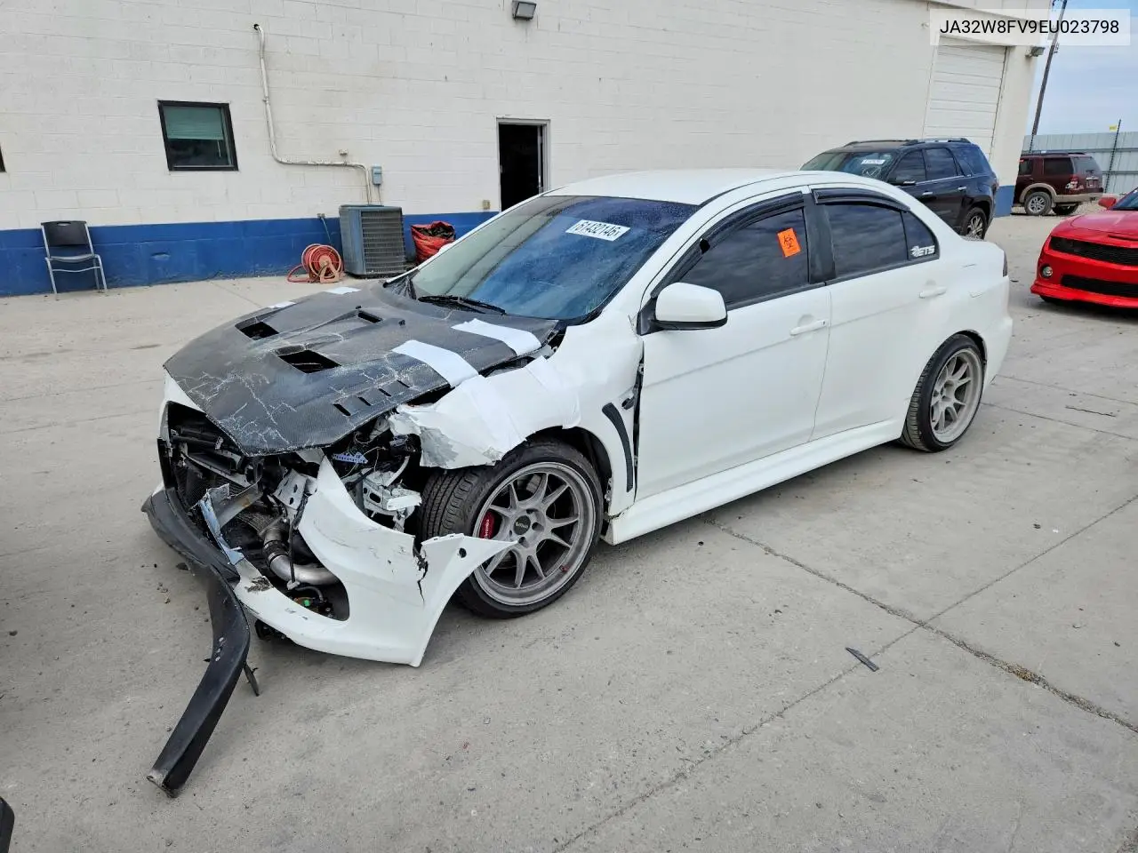 2014 Mitsubishi Lancer Evolution Gsr VIN: JA32W8FV9EU023798 Lot: 61432146