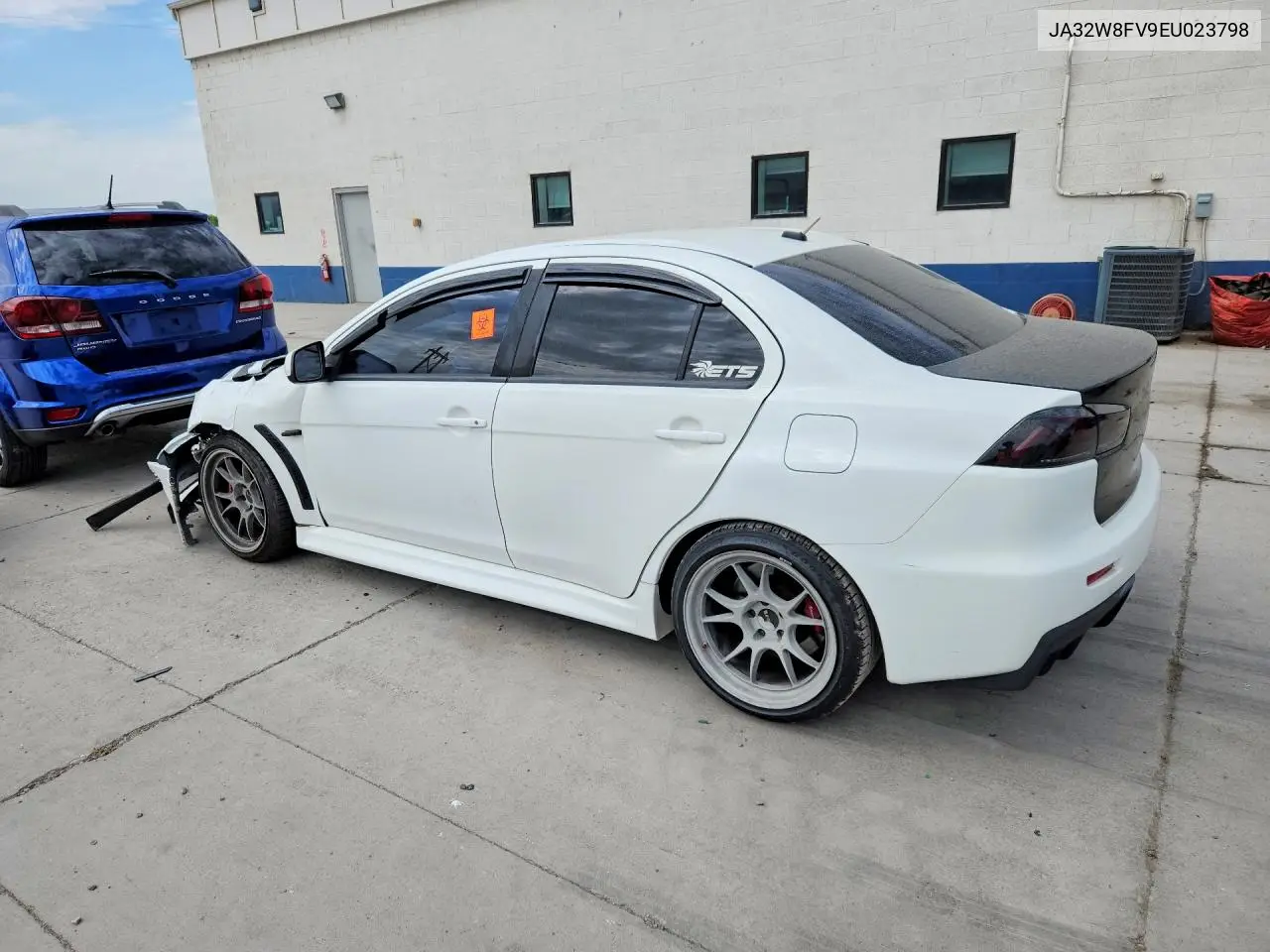 2014 Mitsubishi Lancer Evolution Gsr VIN: JA32W8FV9EU023798 Lot: 61432146