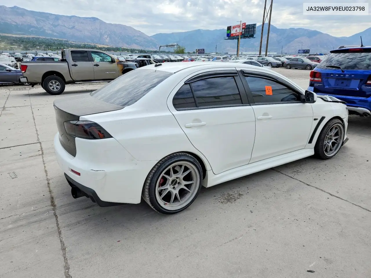 2014 Mitsubishi Lancer Evolution Gsr VIN: JA32W8FV9EU023798 Lot: 61432146