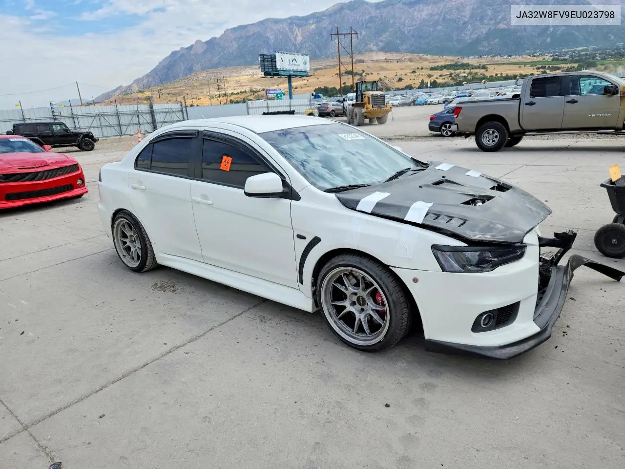 2014 Mitsubishi Lancer Evolution Gsr VIN: JA32W8FV9EU023798 Lot: 61432146