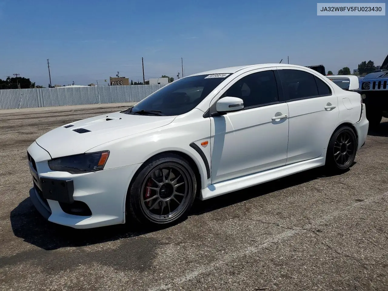 2015 Mitsubishi Lancer Evolution Gsr VIN: JA32W8FV5FU023430 Lot: 59195516