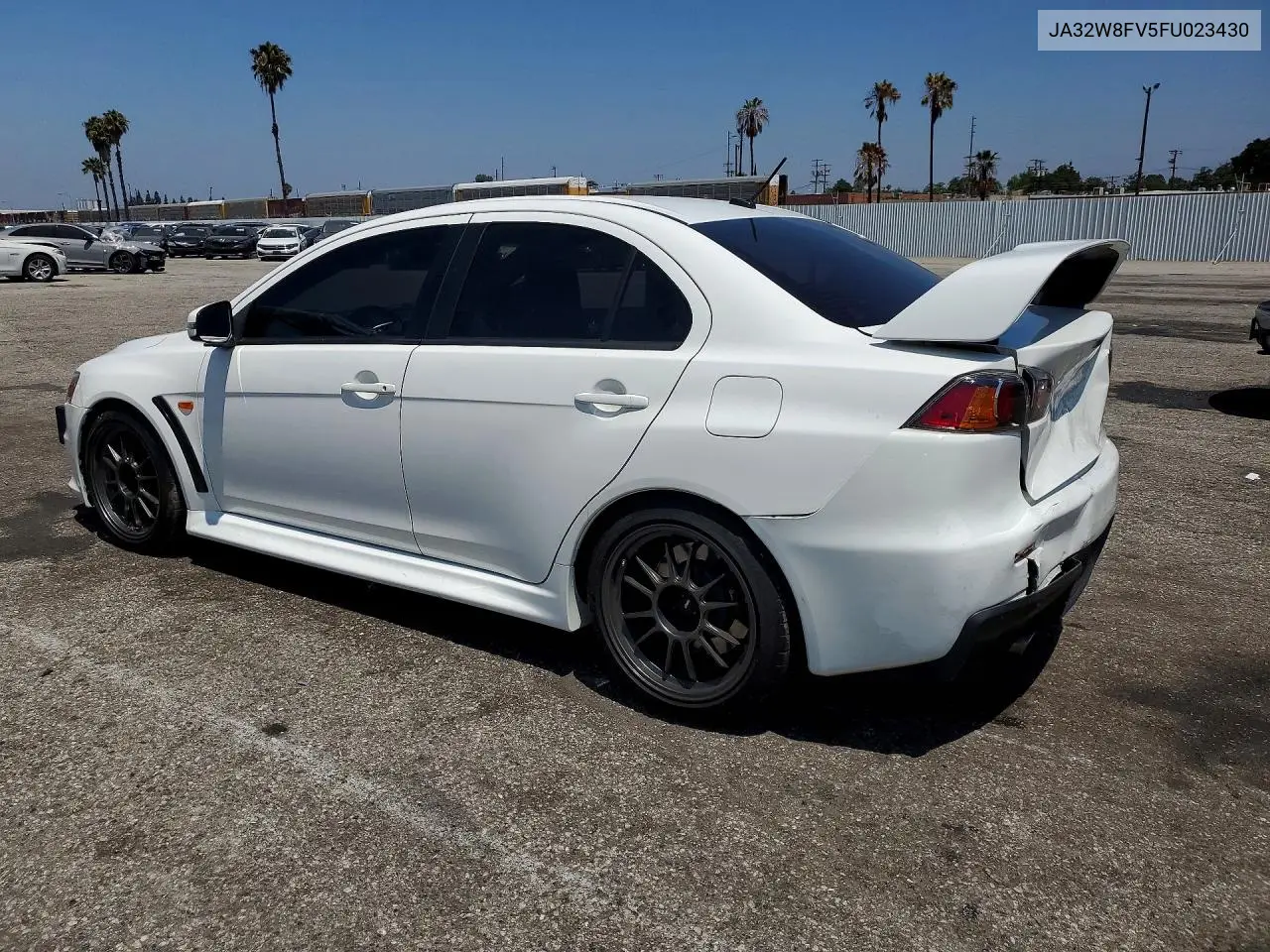 2015 Mitsubishi Lancer Evolution Gsr VIN: JA32W8FV5FU023430 Lot: 59195516
