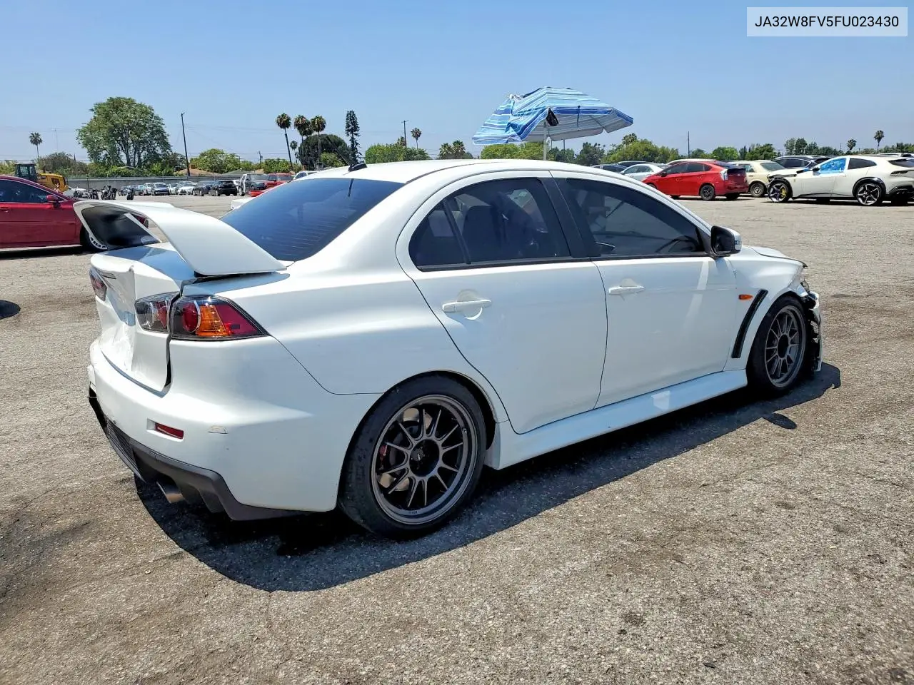 2015 Mitsubishi Lancer Evolution Gsr VIN: JA32W8FV5FU023430 Lot: 59195516