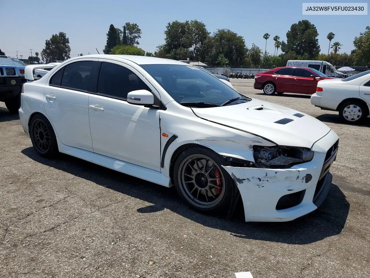 2015 Mitsubishi Lancer Evolution Gsr VIN: JA32W8FV5FU023430 Lot: 59195516